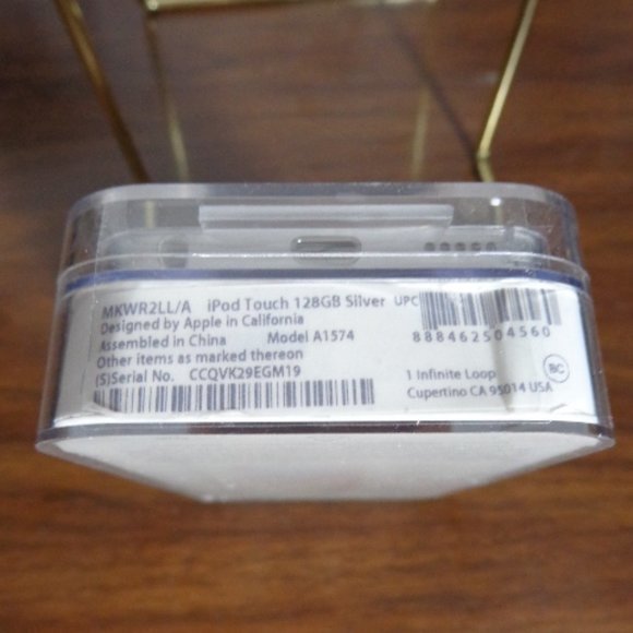 NIB Apple Ipod TOUCH 6th Generation 128GB Silver New in SEALED Box FIRM - Picture 7 of 10